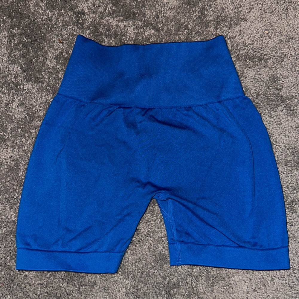 Blue Biker Shorts